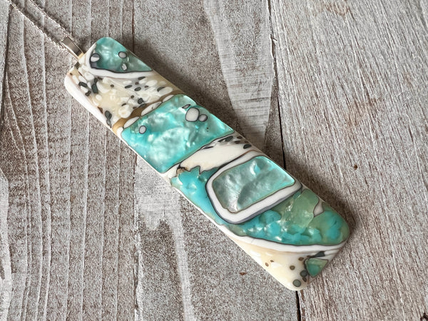 Azure Shoreline Collection. 4.7in Bar Pendant