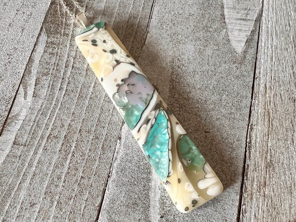 Azure Shoreline Collection. 3.3in Bar Pendant