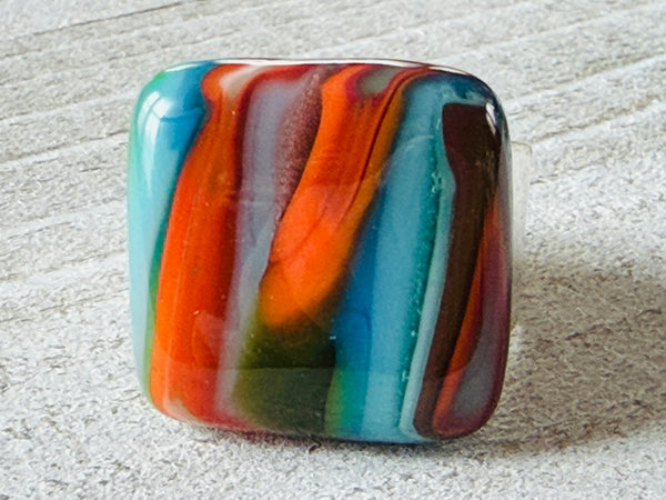 The Painted Desert Collection. Adjustable Ring 1.1in (length)