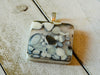 Caramel Swirl Fused Glass Pendant