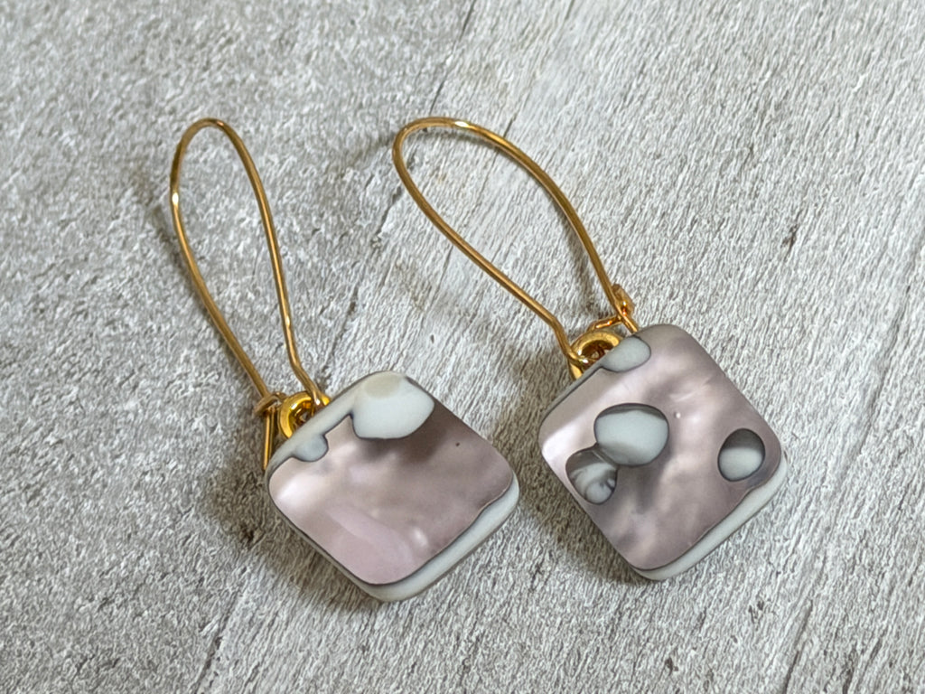 The Big Sur Collection, Gold Wire Earrings
