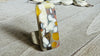 Caramel Macchiato Collection Adjustable Ring 1.4in long