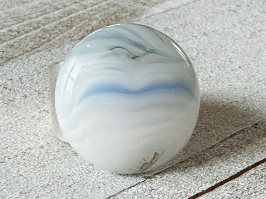 The Cirrus Sky Collection Adjustable Ring .8 length