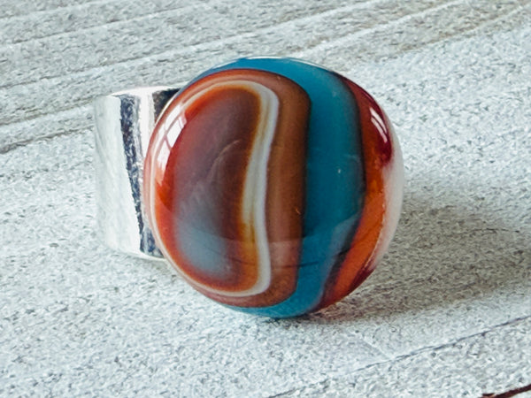 The Painted Desert Collection. Adjustable Ring .7in (length)