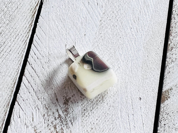 Fused Glass Mini Oyster Pendant