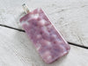 Fused Glass Pendant~Dusty Purple