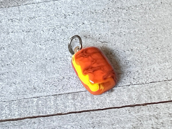 Fused Glass mini pendant~Meet me at Sunset