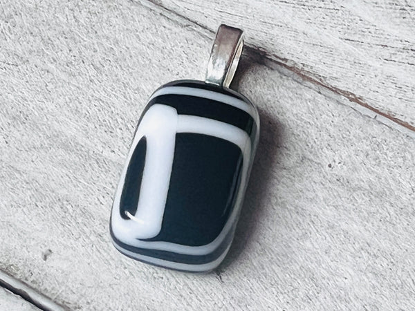 Fused Glass Pendant~ Be Bold