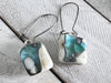 Fused Glass earrings~Oyster Collection