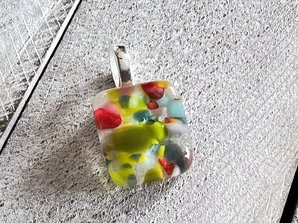 Fused Glass Mini Pendant