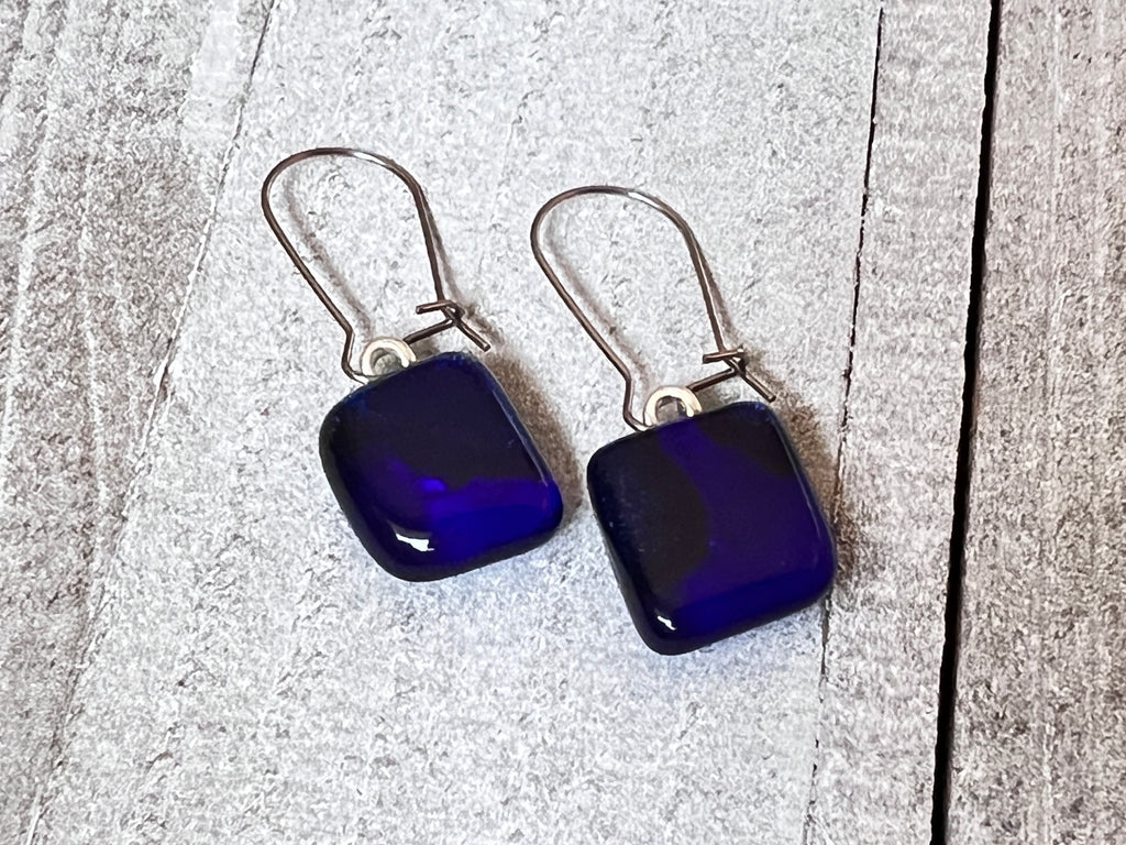 Fused Glass Earrings~