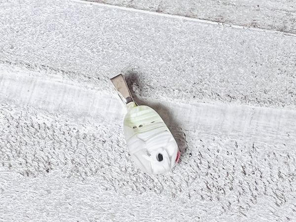 Fused Glass Mini Pendant~Cinque Terre