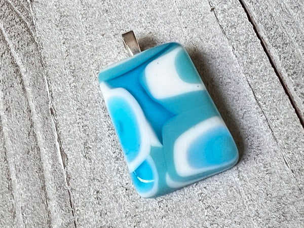 Fused Glass Pendant~ Be Bold