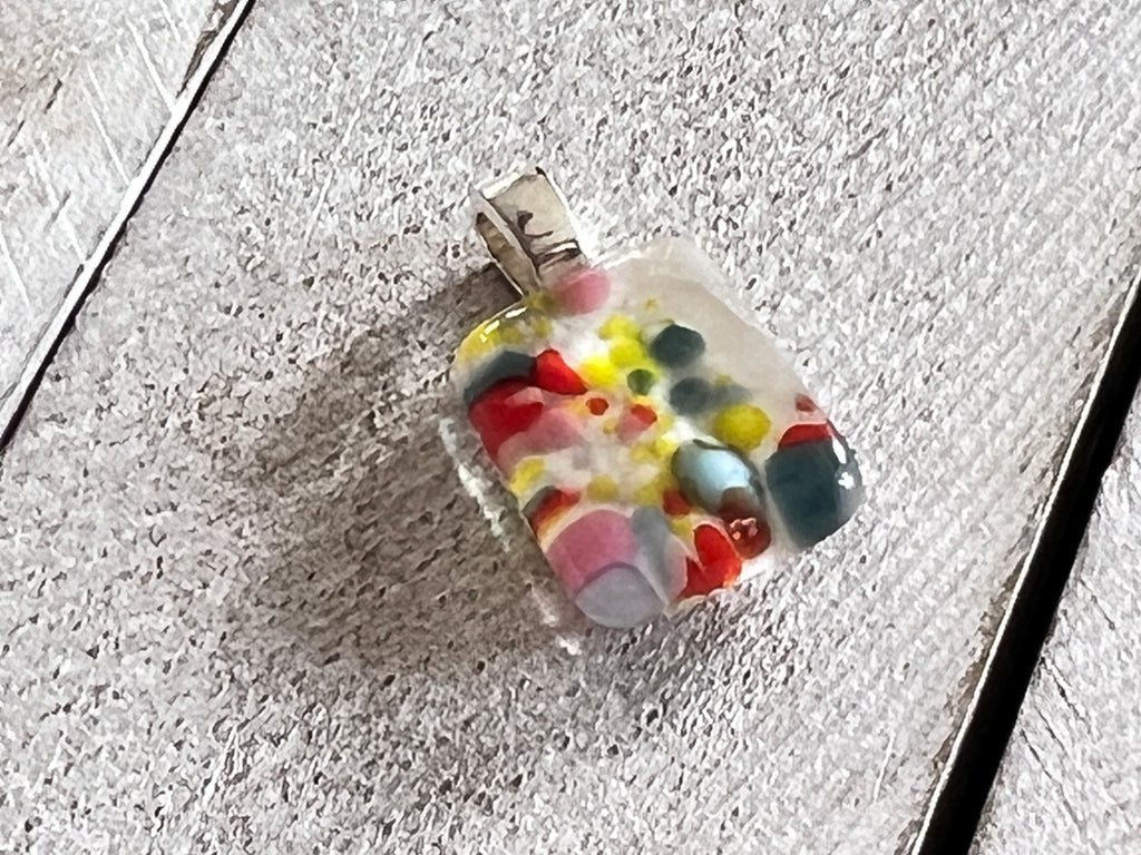 Fused Glass Mini Pendant