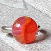 Adjustable Fused Glass Ring