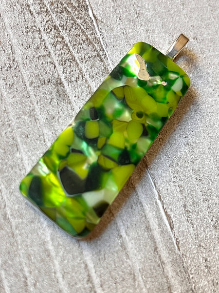 Glass Pendant~ Envy, oyster collection