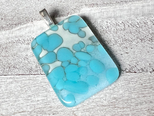 Fused Glass Pendant~Southern Sky