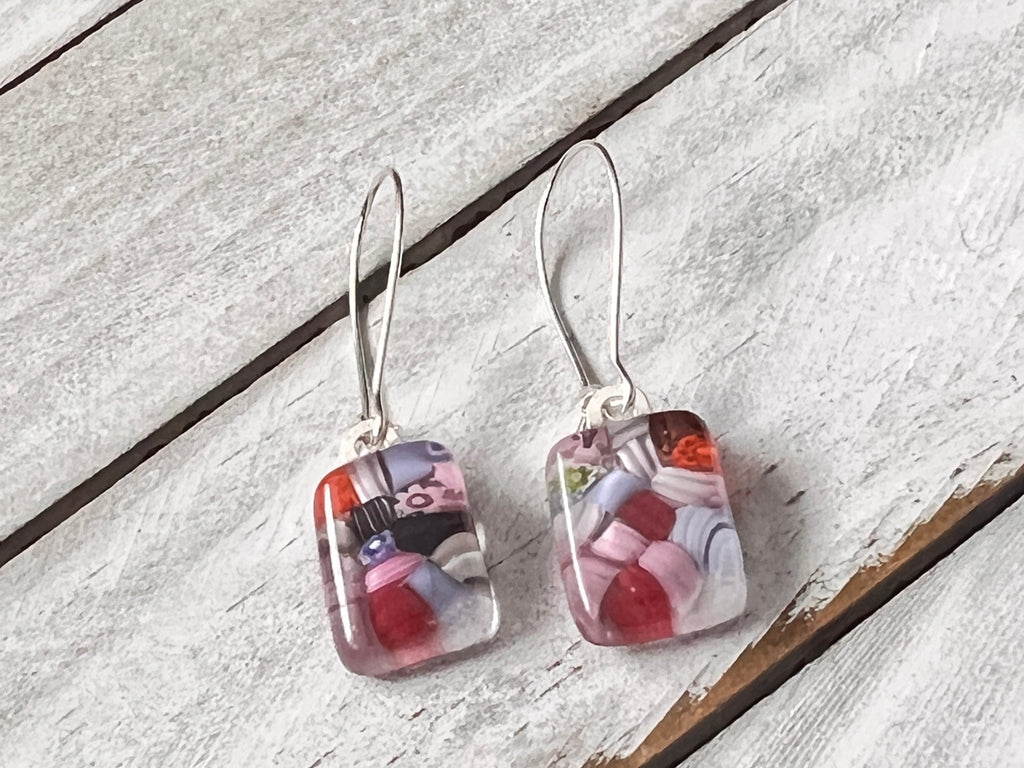Glass Earrings-Cinque Terre