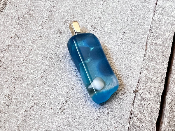 Fused Glass Mini~Blue