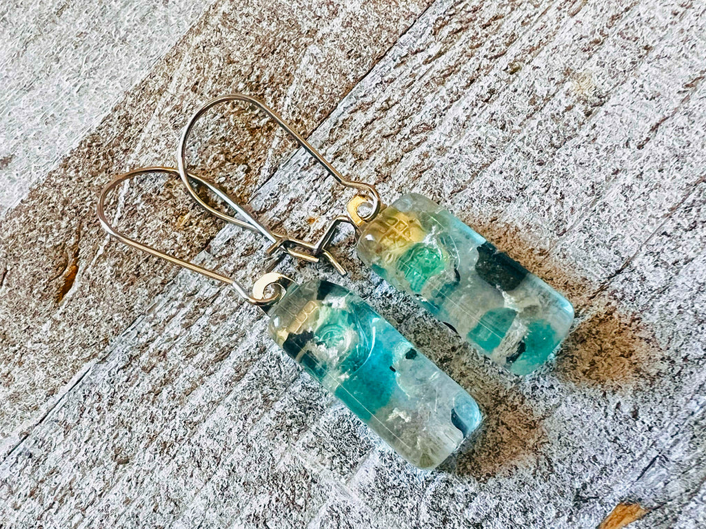 Glass Earrings~Simple Elegant