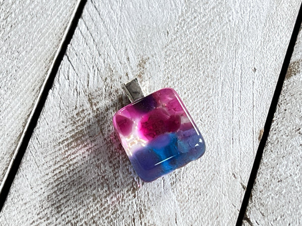 Fused Glass Mini Pendant