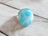 Fused Glass Ring~Bubbles Up