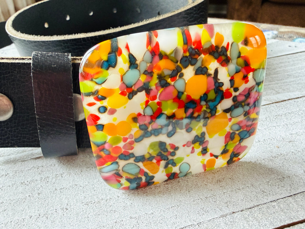 Confetti Belt Buckle