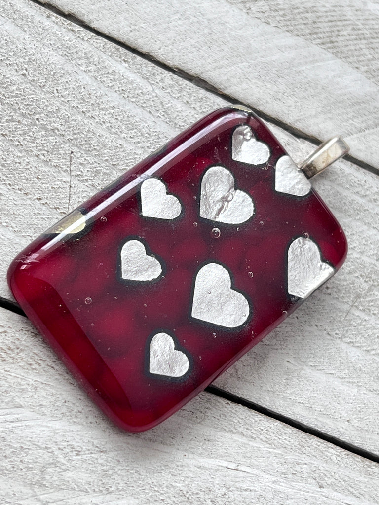 Fused Glass Pendant~ ♥️