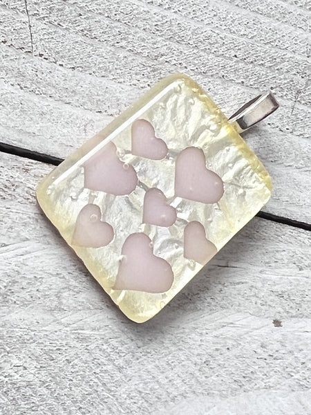 Fused Glass Pendant~ 💗