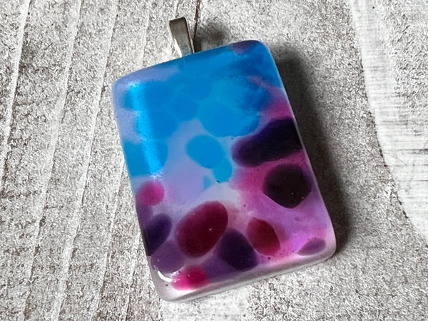 Fused Glass Pendant~Sunrise