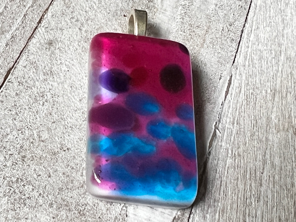 Fused Glass Pendant~Sunrise