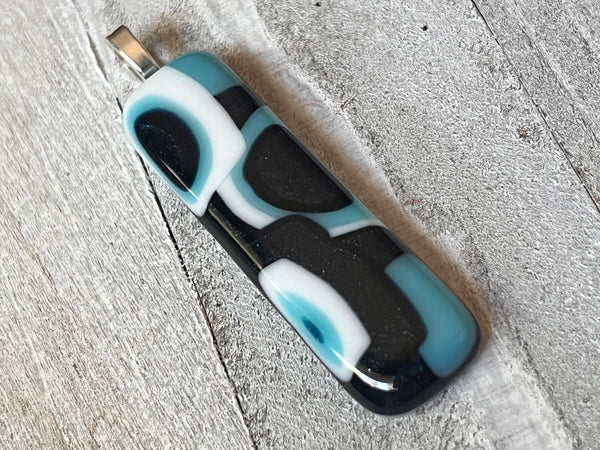 Fused Glass Pendant~MOD, Be Bold