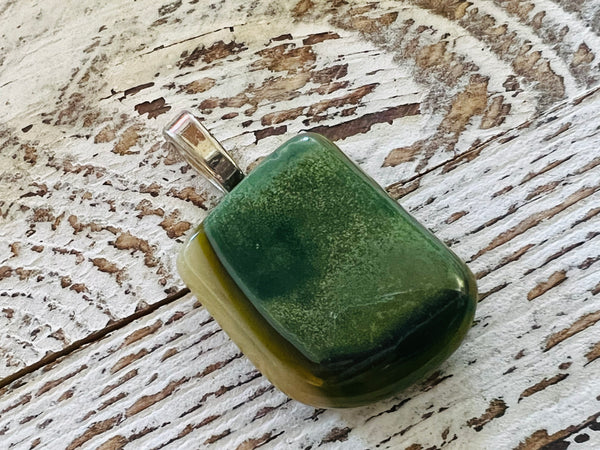 Fused Glass Mini~Envy, Oyster Collection