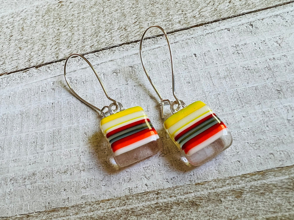 Fused Glass Earring’s  ~ Part Of The Crew