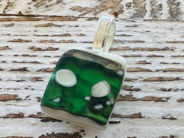 Fused Glass Mini~Envy, Oyster Collection